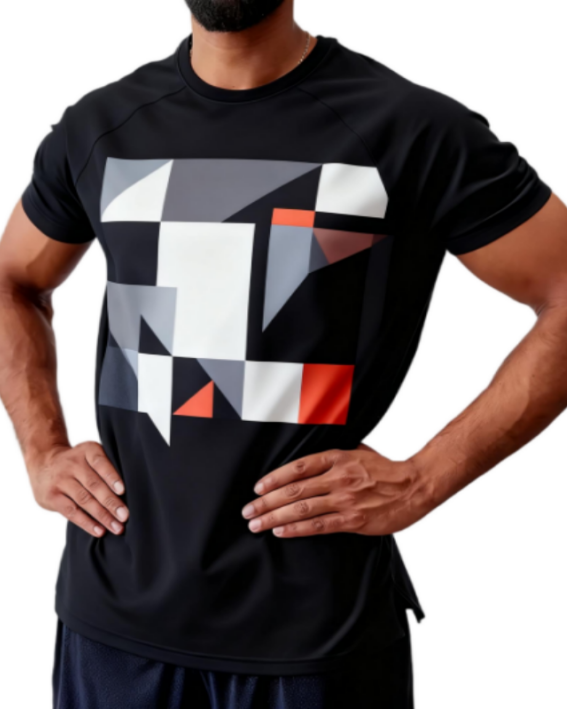 Men’s Gym Performance Tee - Quick Dry, Breathable, Lightweight Athletic Fit